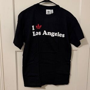 Adidas Originals Mens Black 'I Love Los Angeles' Tee